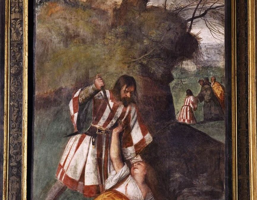 Titian – 1511 – The Miracle of the Jealous Husband