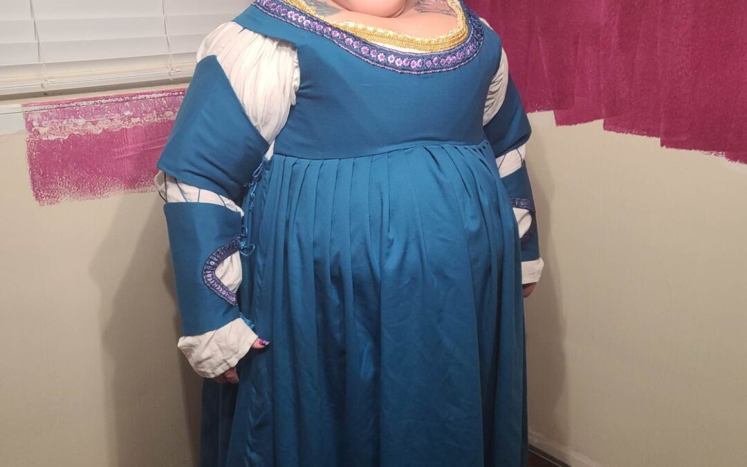 Teal 1490s Underdress